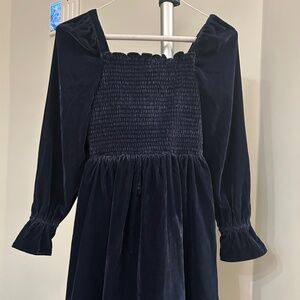 The Velvet Smocked Dress